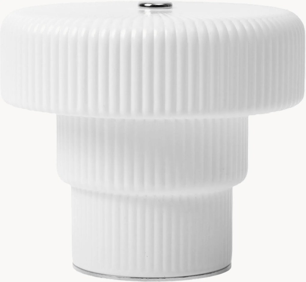 Ručne fúkaná stmievateľná prenosná stolová LED lampa Ripple, V 10 cm