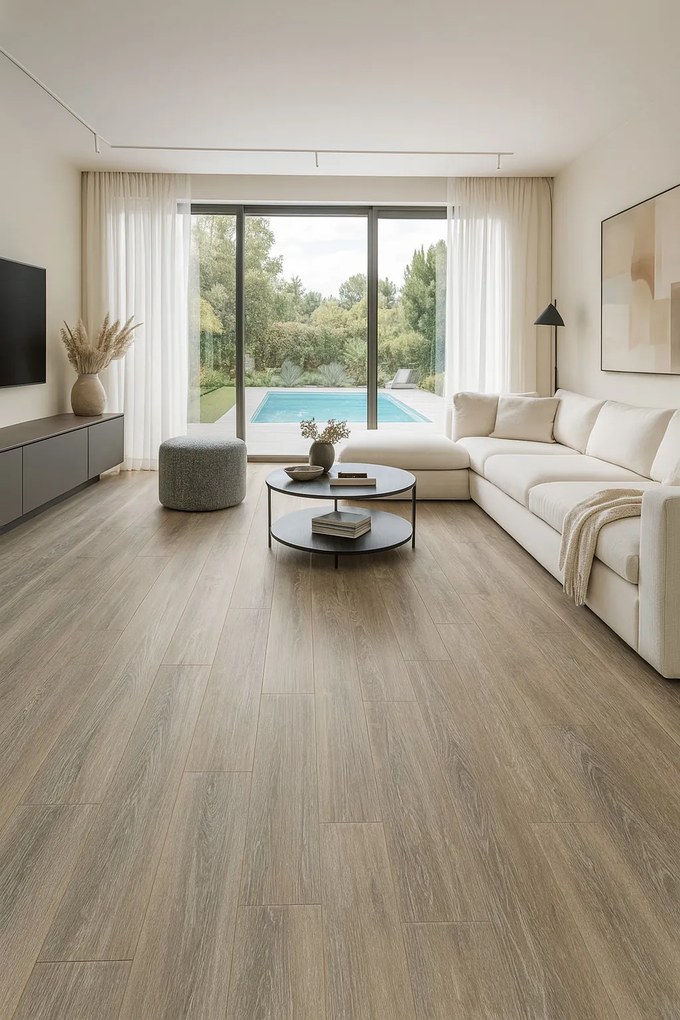 Beaulieu International Group, PVC podlaha - lino Livitex 2602, na mieru, šíře 3m, béžová, filc, chodba / predsieň