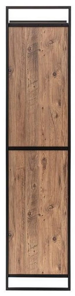 Šatníková skriňa Dynamic 64 cm borovica Atlantic/čierna