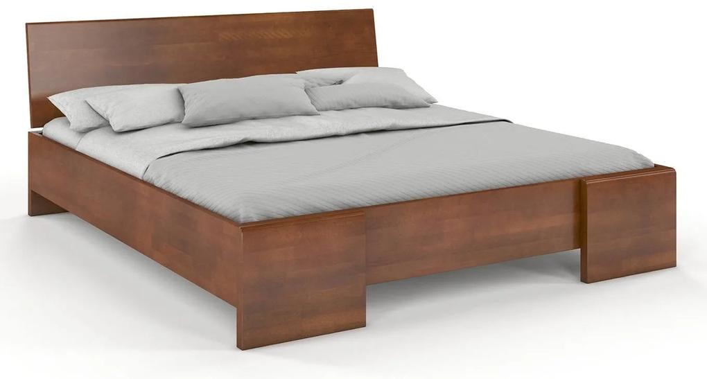 drevko Drevená posteľ Hessler High buk - orech Rozmer postele: 120 x 200 cm