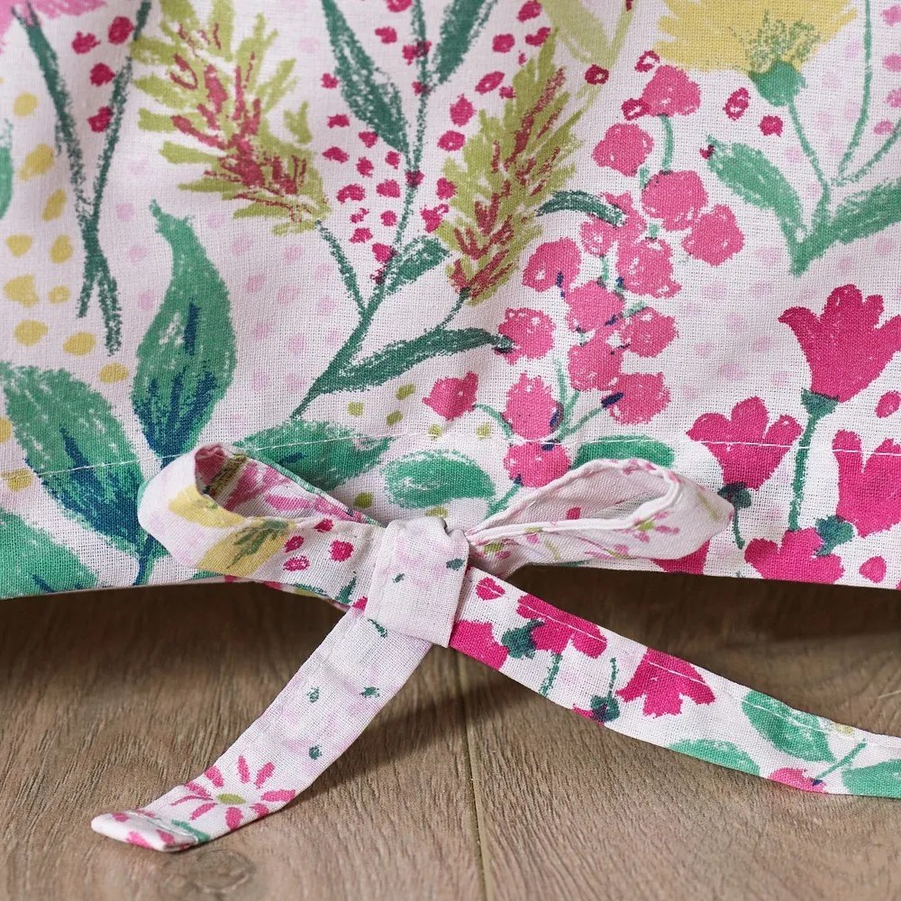 Ružové predĺžené obliečky na dvojlôžko 230x220 cm Tilly Floral – Catherine Lansfield