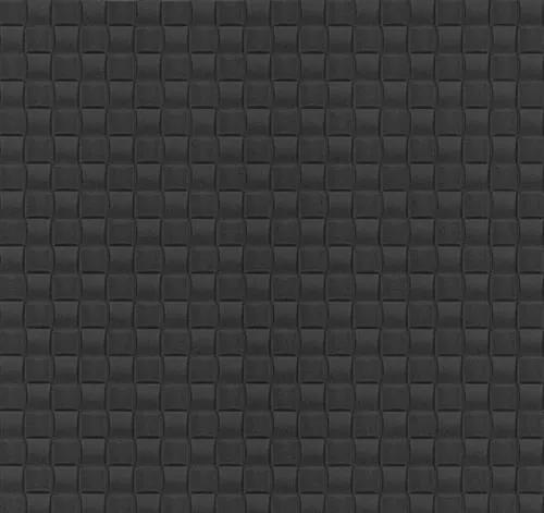Vliesové tapety, kachličky čierne, Guido Maria Kretschmer 246840, P+S International, rozmer 10,05 m x 0,53 m