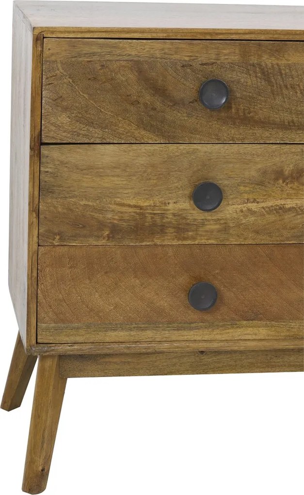 Drevená nízka komoda Espita so šuplíkmi - 114*40*80cm