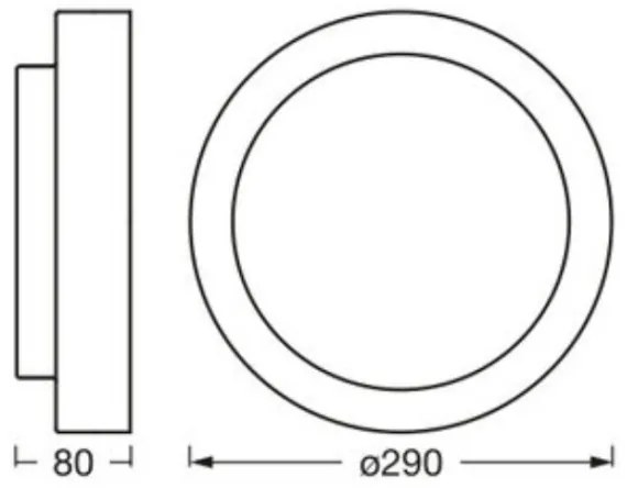 Osram - Stropné svietidlo ORBIS MADRID 2xE27/10W/230V pr. 29 cm biela