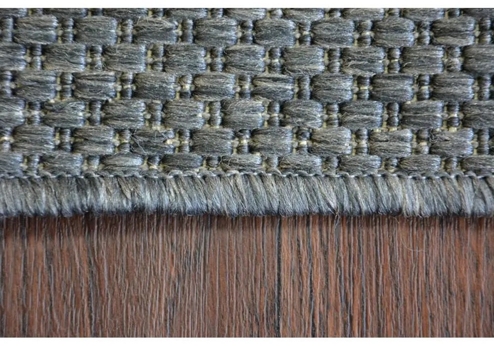 Kusový koberec Flat antracitový 120x170cm