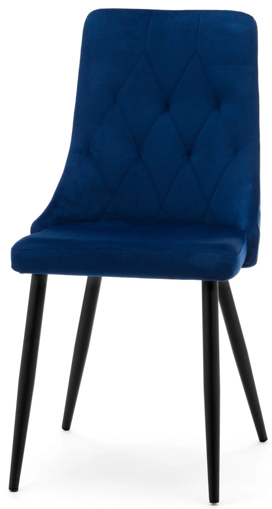 Jedálenská stolička caren velúr modrá | jaks