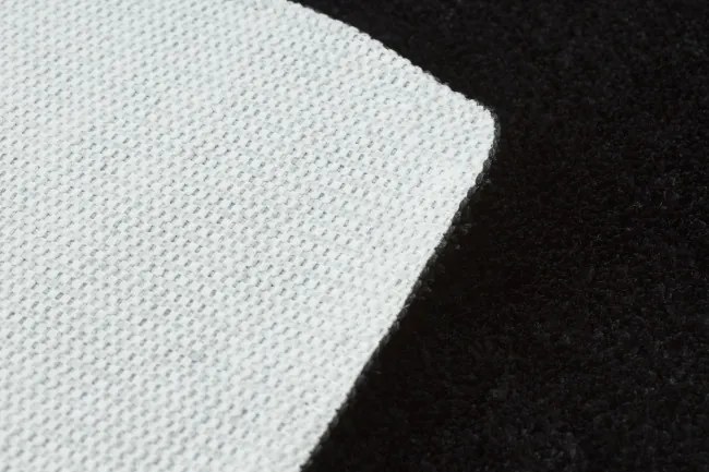 Kúpeľňový koberček SANTA čierny