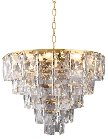 Krištáľový luster na reťazi CHELSEA 6xE14/40W/230V