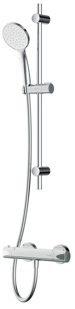 Ručná sprchová súprava AM.PM Hit F408TA46 s termostatickou sprchovou batériou, chróm
