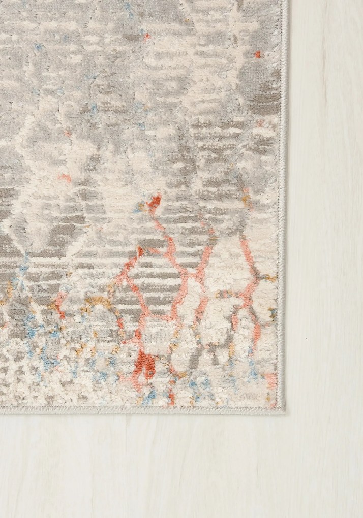 TA Koberec G513C BIELY/LOSOSOVÝ PORTLAND HIK Rozmer: 140x200 cm