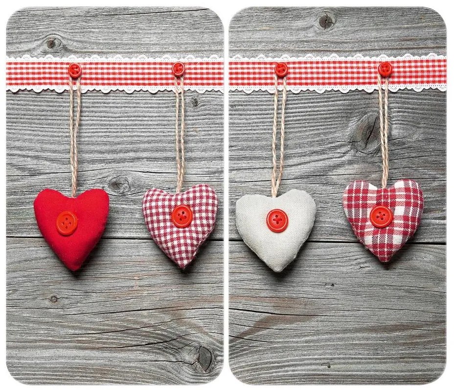 WENKO 2521481100 - Krycia doska 30x52 cm pestrofarebná/šedá/priehľadná