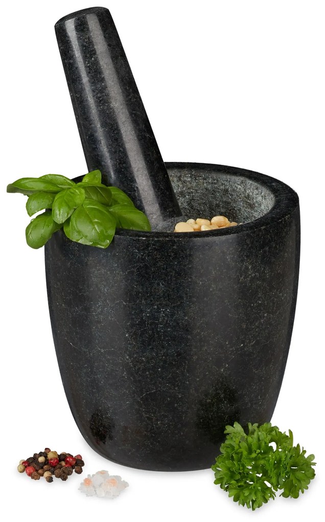 Žulový mažiar s veľkým tĺčikom Granit RD9953 (13 cm)