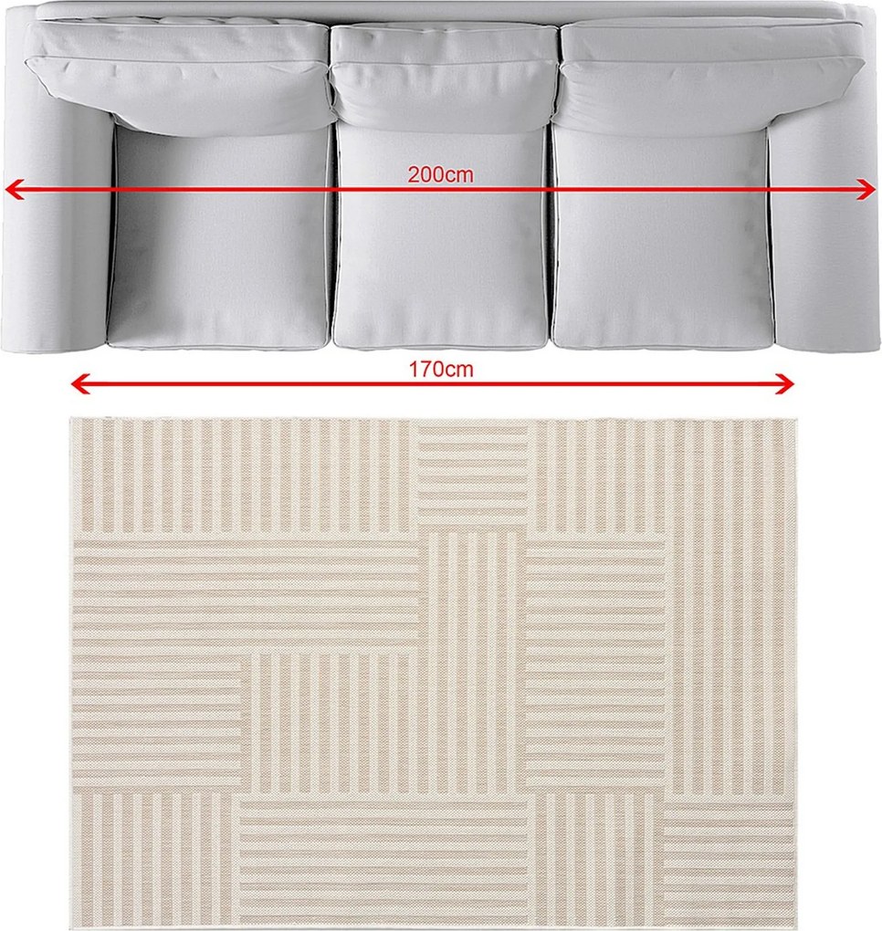 Koberec Mellow Beige II 120x170 cm