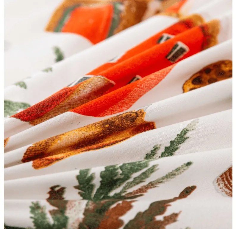 Mikroflanelové obliečky FESTIVE MAGIC biele Rozmer obliečky: 2 ks 70 x 90 cm | 200 x 220 cm