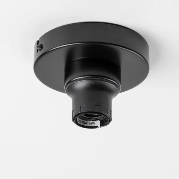 Brilagi - LED prisadený luster CERIA WIRE 1xE27/40W/230V pr. 38 cm čierna