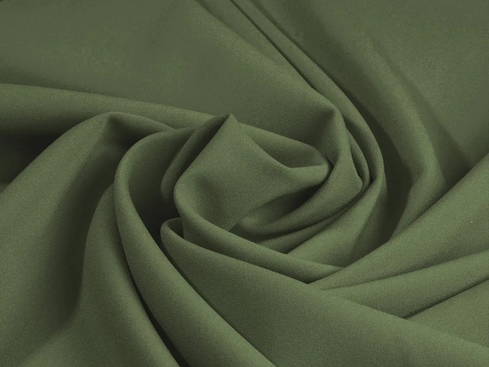Biante Dekoračný oválny obrus Rongo RG-081 Tmavý olivovo zelený 140x200 cm