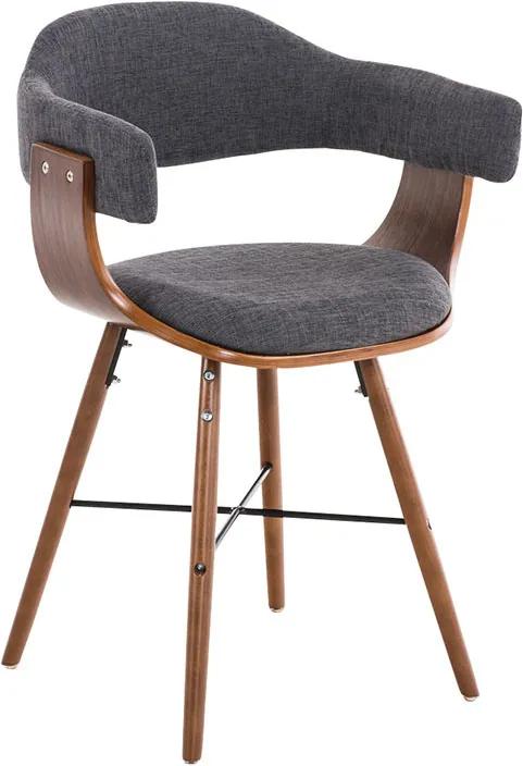 Konferenčná / jedálenská stolička drevená Dancer II. textil (SET 2 ks)