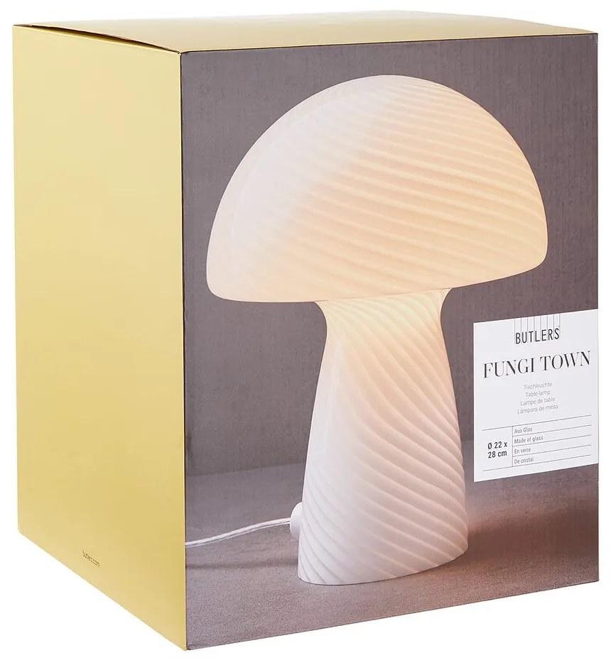 FUNGI TOWN Stolná lampa - biela