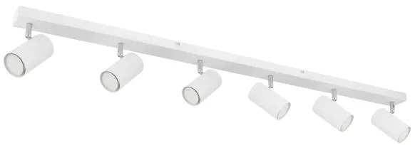 Globo 57911-6DW - Bodové svietidlo ROBBY 6xGU10/35W/230V biela