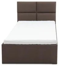 Čalúnená posteľ MONOS s matracom rozmer 90x200 cm Kakao Penový matrac