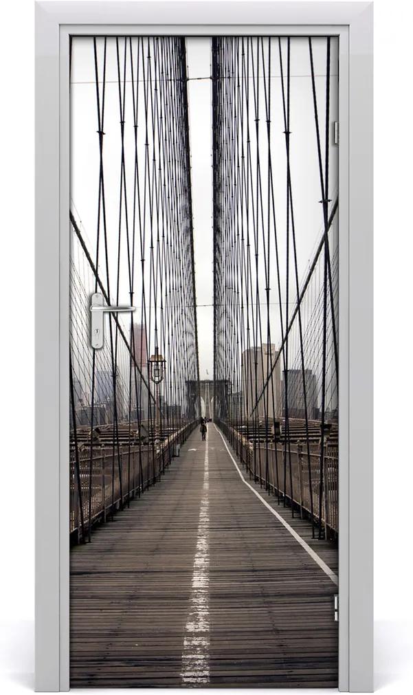 Fototapeta samolepící na dveře Brooklyn most
