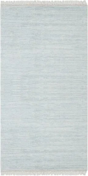 Zamatový koberec Deri Dijital Turquoise nych, 80 × 300 cm