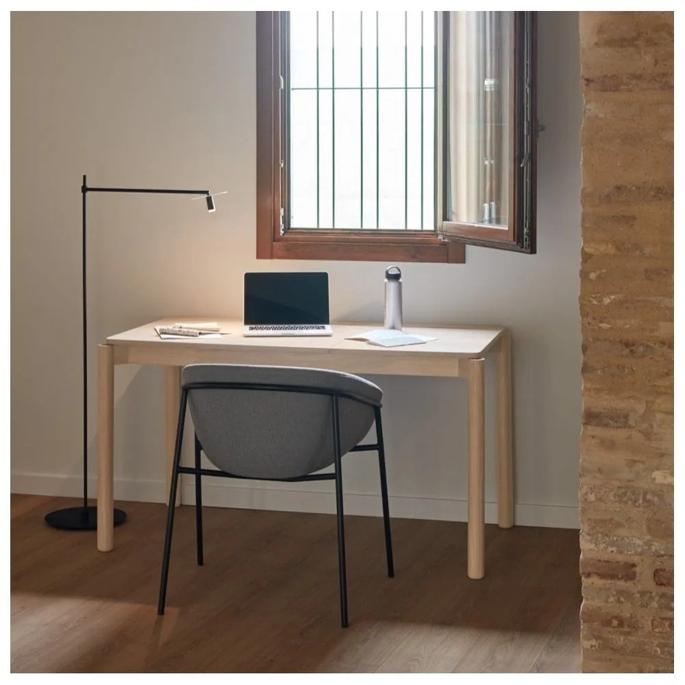 Pracovný stôl v dekore jaseňa 136x68 cm Atlas - Teulat