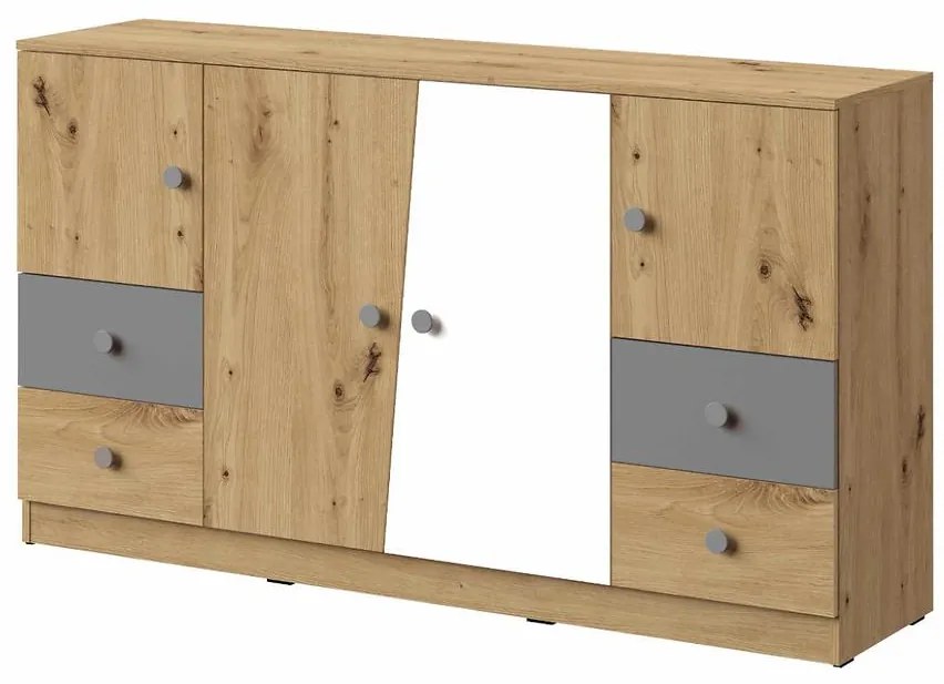 Komoda Nero 06 160 – Šedá Mat