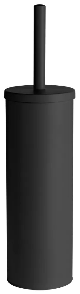 Laveo Miri, toaletná WC kefa na postavenie, čierna matná, LAV-ALM_750S