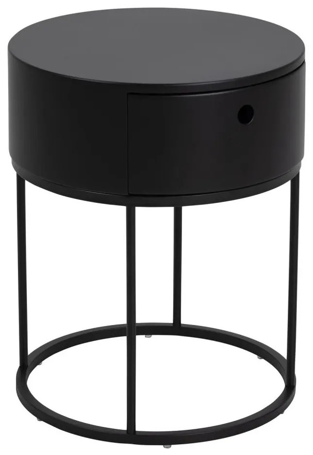 Nočný stolík COLUM čierna