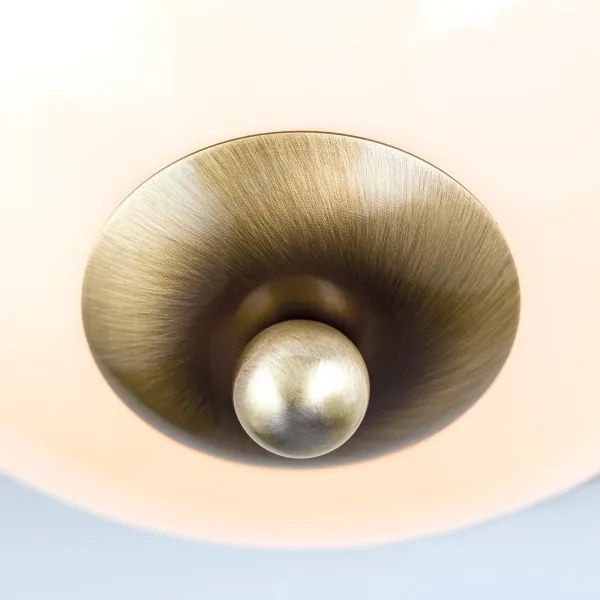 Orion DL 7-675/27-Stropné svietidlo AUSTRIAN OLD LAMP 2xE27/60W/230V bronz/béžová