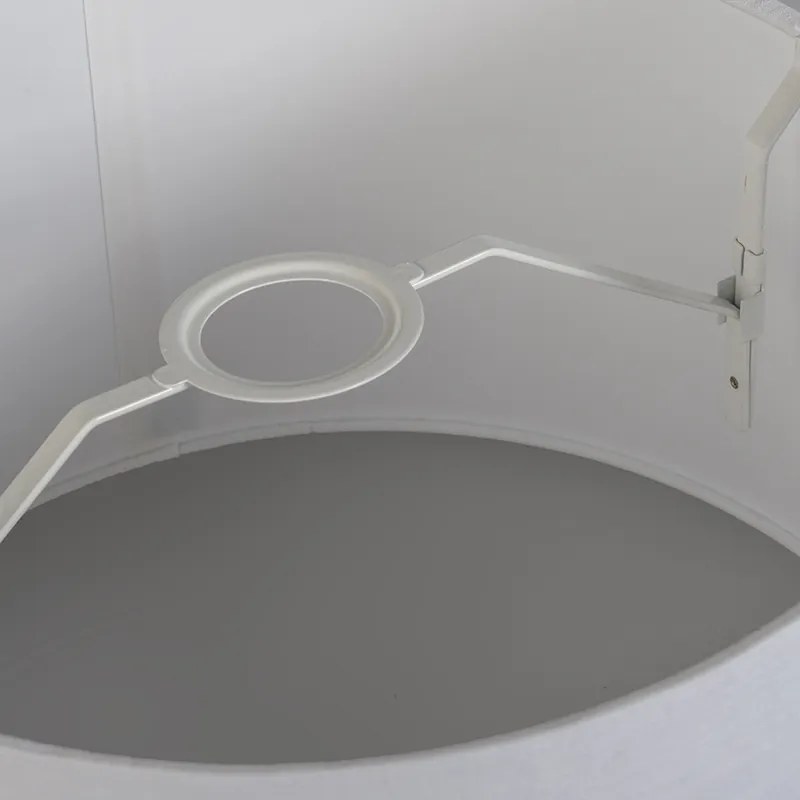 Ľanové tienidlo čierne 35 cm