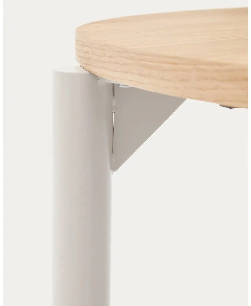 Rozkladací jedálenský stôl s doskou v dubovom dekore v prírodnej farbe 90x120 cm Montuiri – Kave Home