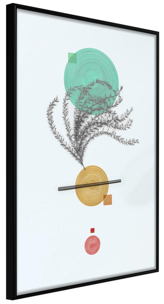 Artgeist Plagát - Plant Composition [Poster] Veľkosť: 20x30, Verzia: Zlatý rám
