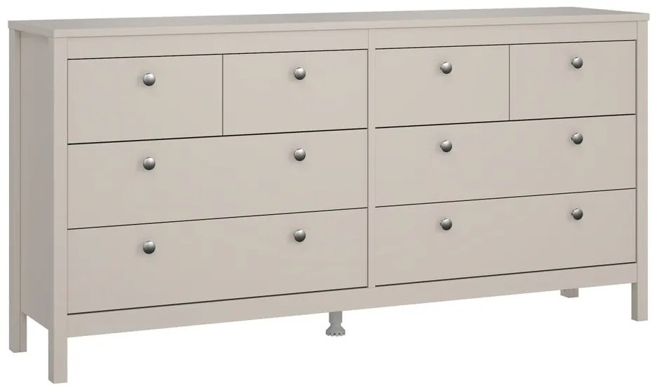 Sivobéžová komoda 159x80x38 cm Madrid – Tvilum