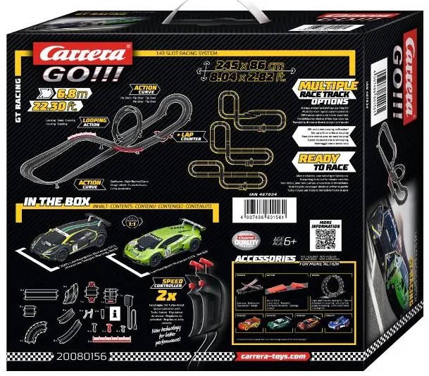Carrera Go!!! Autodráha Slot Racing System 1 : 43 (GT Racing)  (100381543)