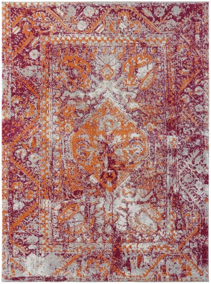 Červený koberec Nouristan Chelozai, 200 x 290 cm