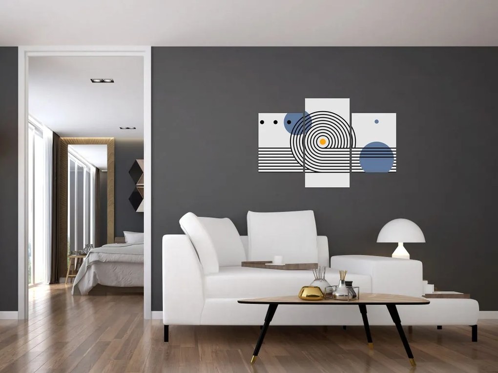 Obraz - Minimalistická abstrakcia N⁰1 (90x60 cm)