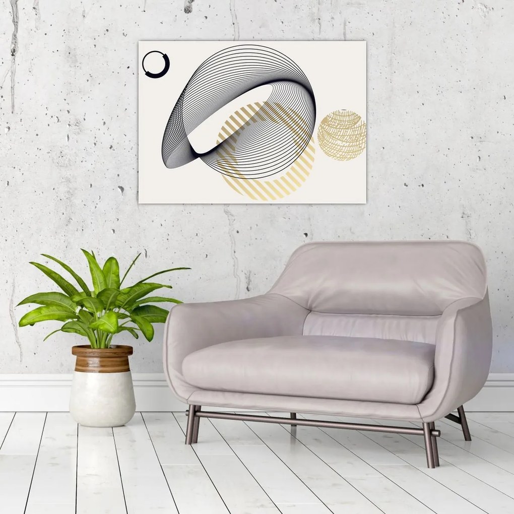 Obraz - Geometrické tvary N⁰3 (70x50 cm)