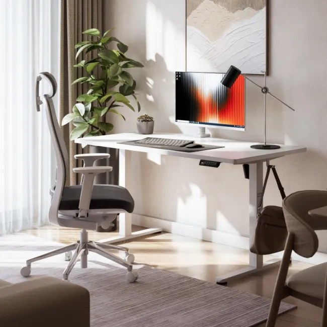 Elektrický výškovo nastaviteľný stôl Mark Adler Leader 7.3 biely