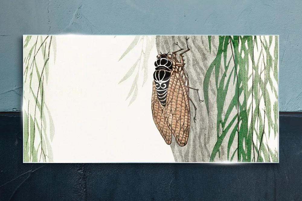 Sklenený obraz Strom ázijských hmyz listy