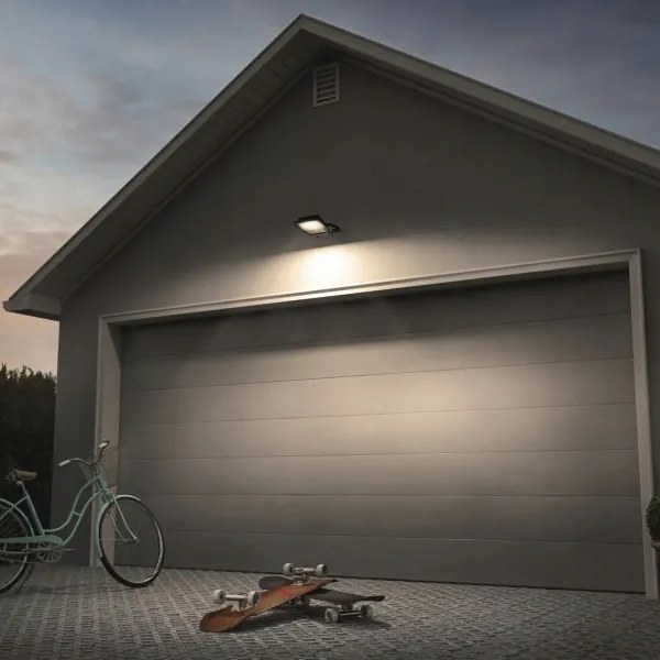 LED vonkajší reflektor so snímačom LED/50W/230V 4500K IP65 čierny