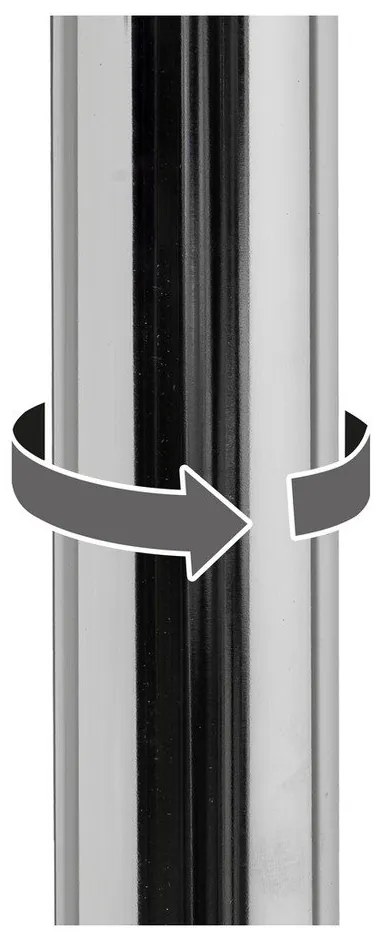 Čierne barové stoličky s nastaviteľnou výškou z imitácie kože v súprave 2 ks (výška sedadla 56,5 cm) – Casa Selección