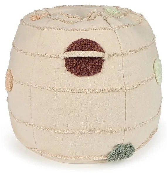 Krémovobiely detský sedací vak Solar System – Lorena Canals