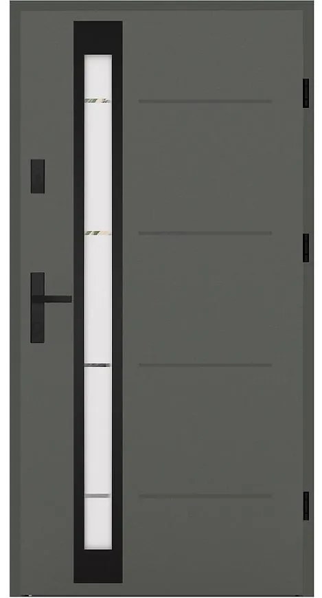 Dvere vchodové Minorka 80P antracit