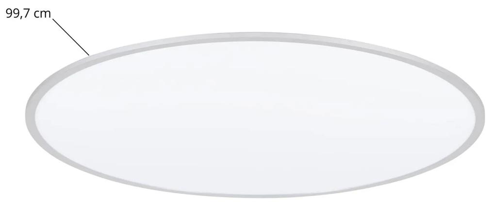Lindby Narima stropná LED, biela, 4000 K, Ø 100 cm
