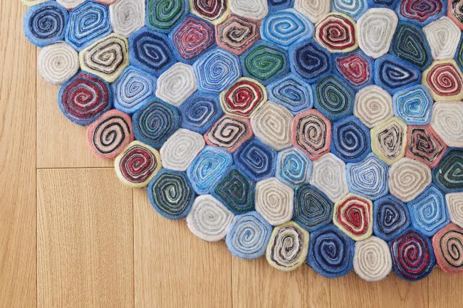 Koberec Sushi Color Multi kruh