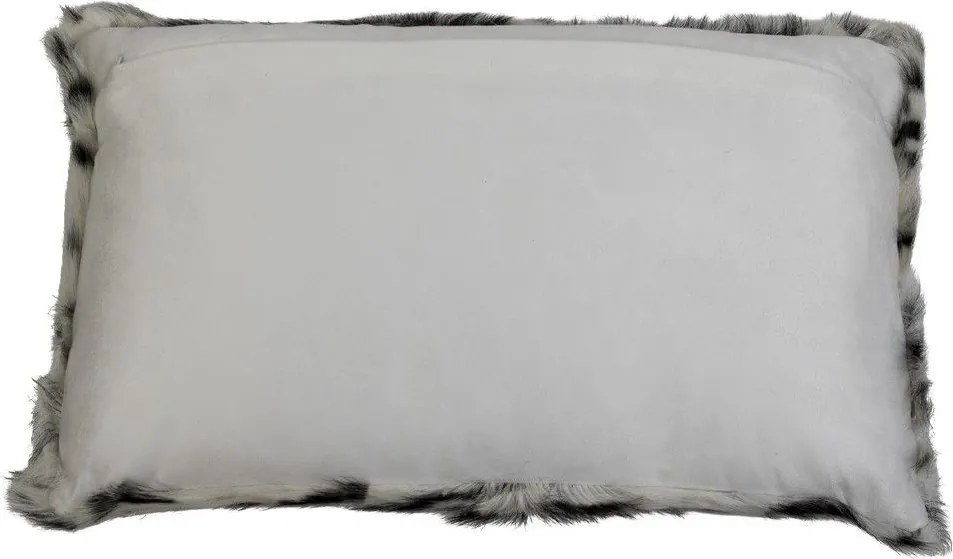 Kožený vankúš dekor zebra - 50 * 30 * 10cm