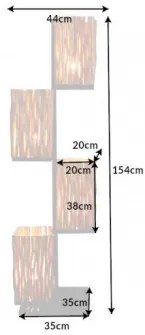 Stojaca lampa 40504 Euphoria 154cm Prírodná Logan Drevo  - Komfort-nábytok