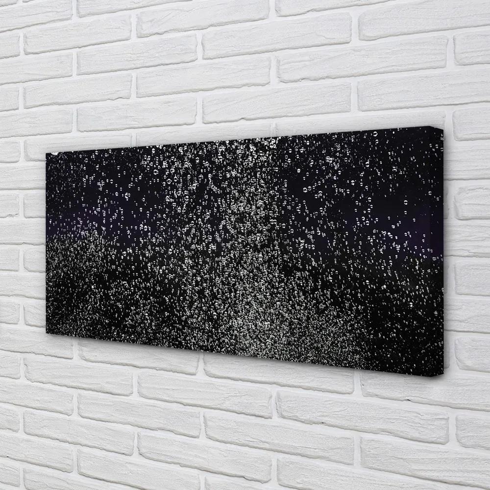 Obraz canvas Kvapky vody bubliny 120x60 cm